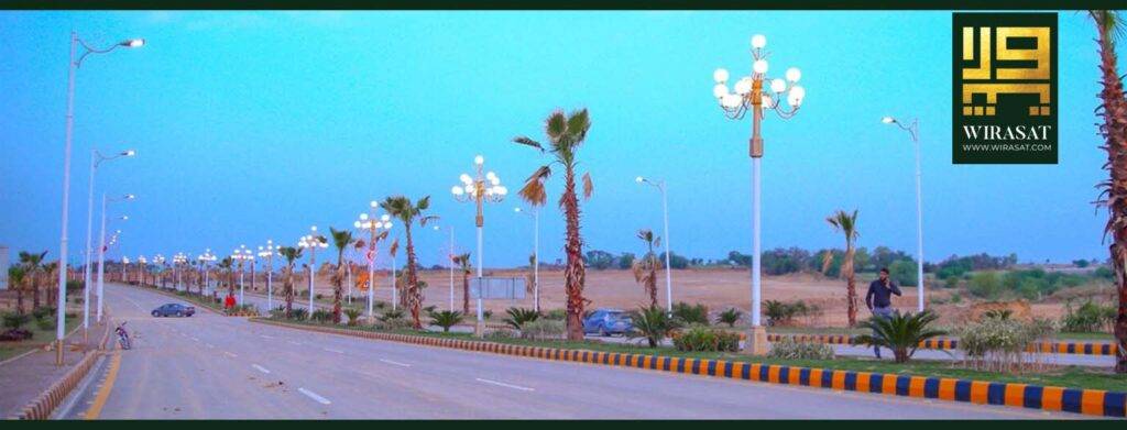 roads and boulevards of nova city islamabad