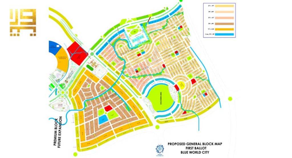 general block proposed map