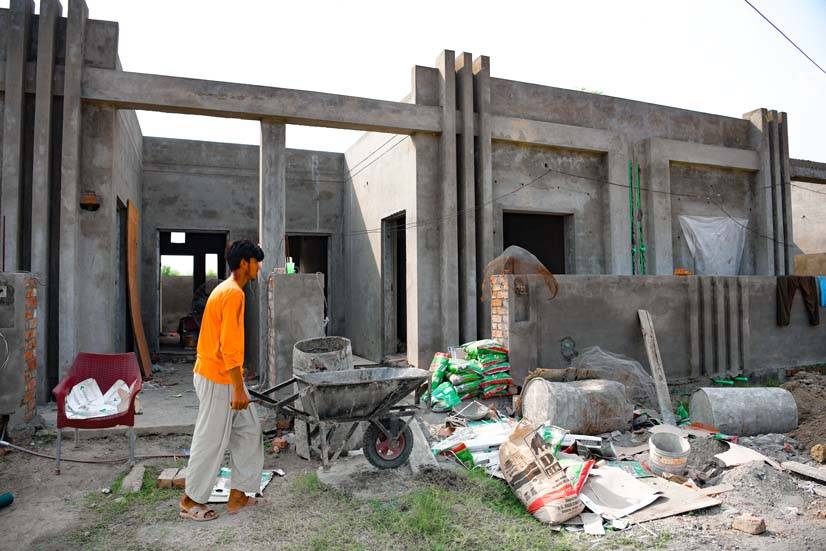safiya homes lahore development status grey structure