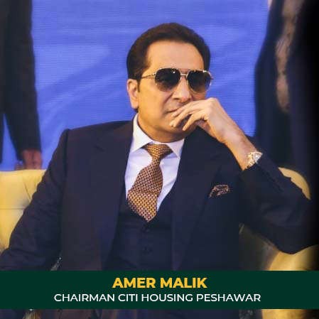 Chairman of the housing society Mr. Amer Malik