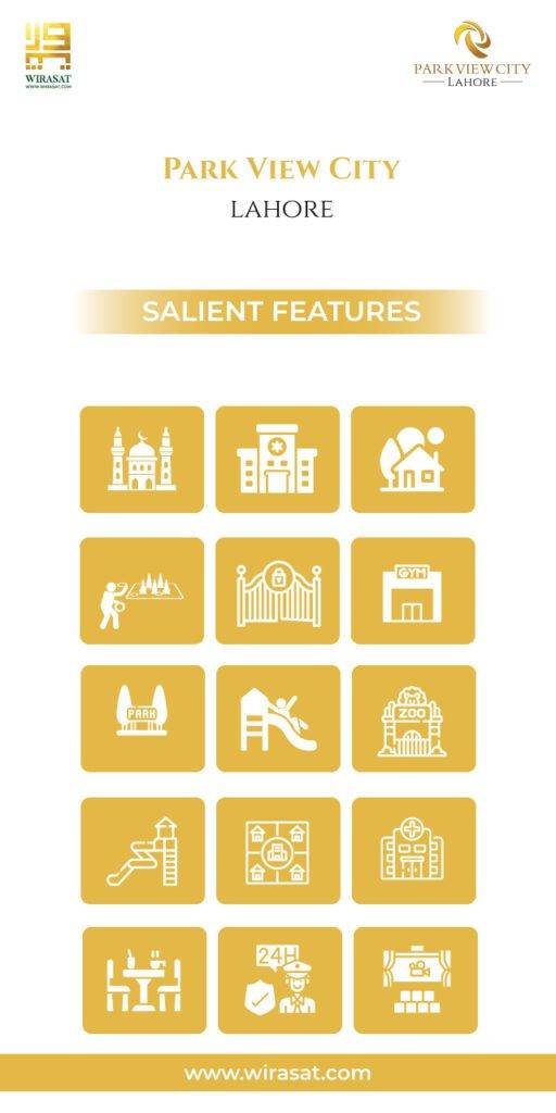 pvc lahore salient features including security, food court, health facilities, etc