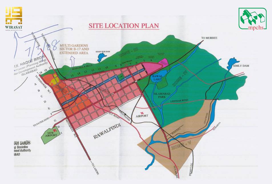 Multi Gardens Phase 2 location map and site location plan