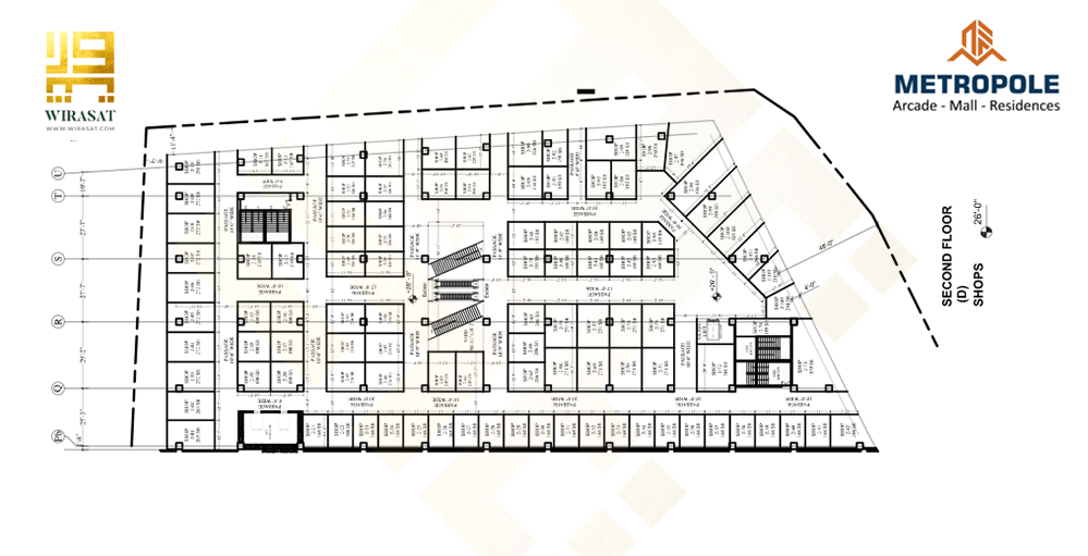 Metropole Arcade 2nd floor layout plan