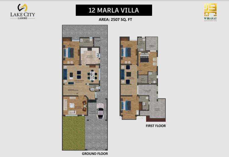 12 Marla Residential Villas in Lake City 