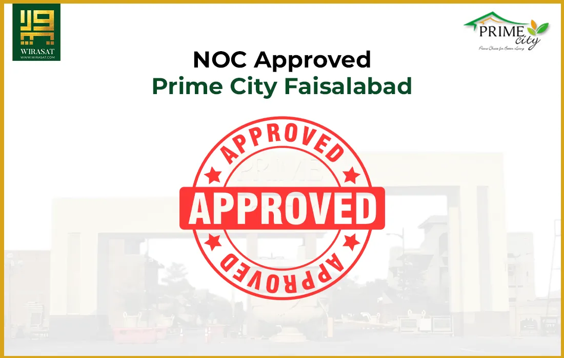 No Objection Certificate of Prime City Faisalabad