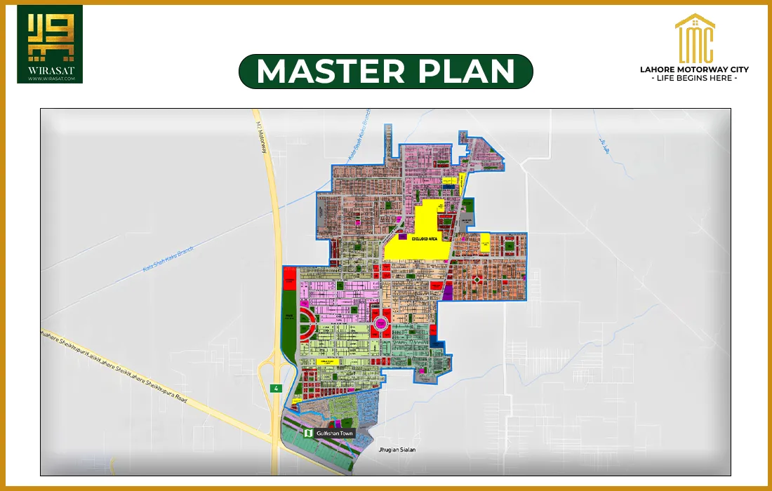 Master Plan of Lahore Motorway City