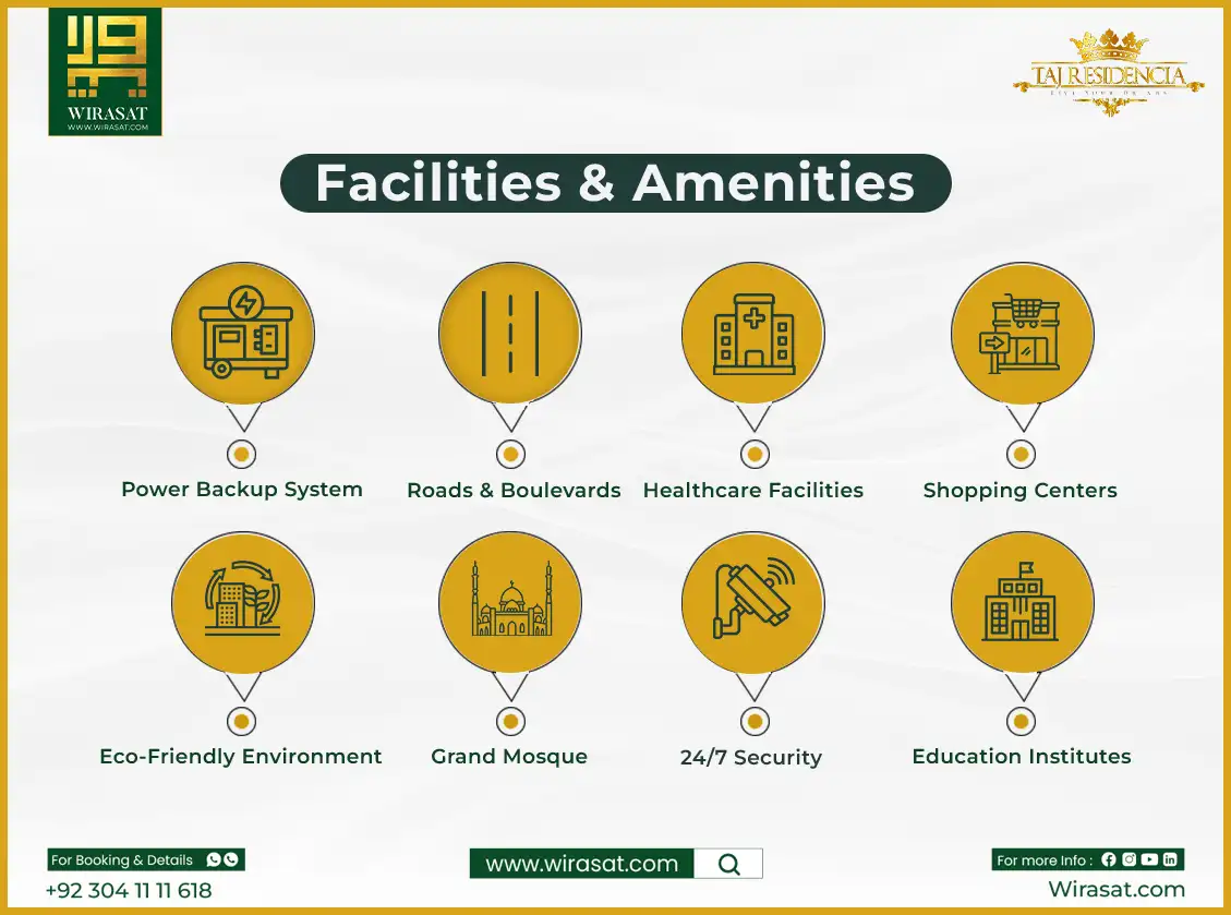 Facilities & Amenities of Taj Residencia