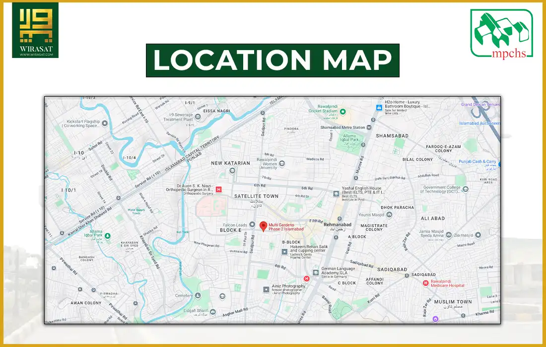 Multi Gardens Phase 2 Location Map
