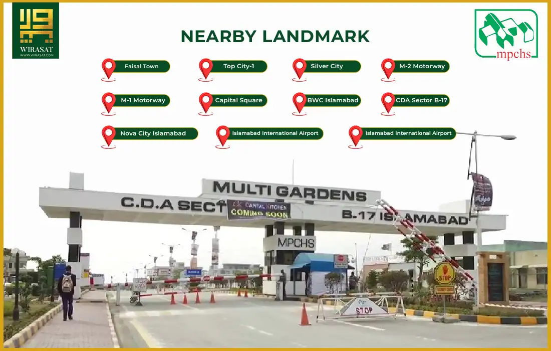 Multi Gardens Phase 2 Nearby Landmark