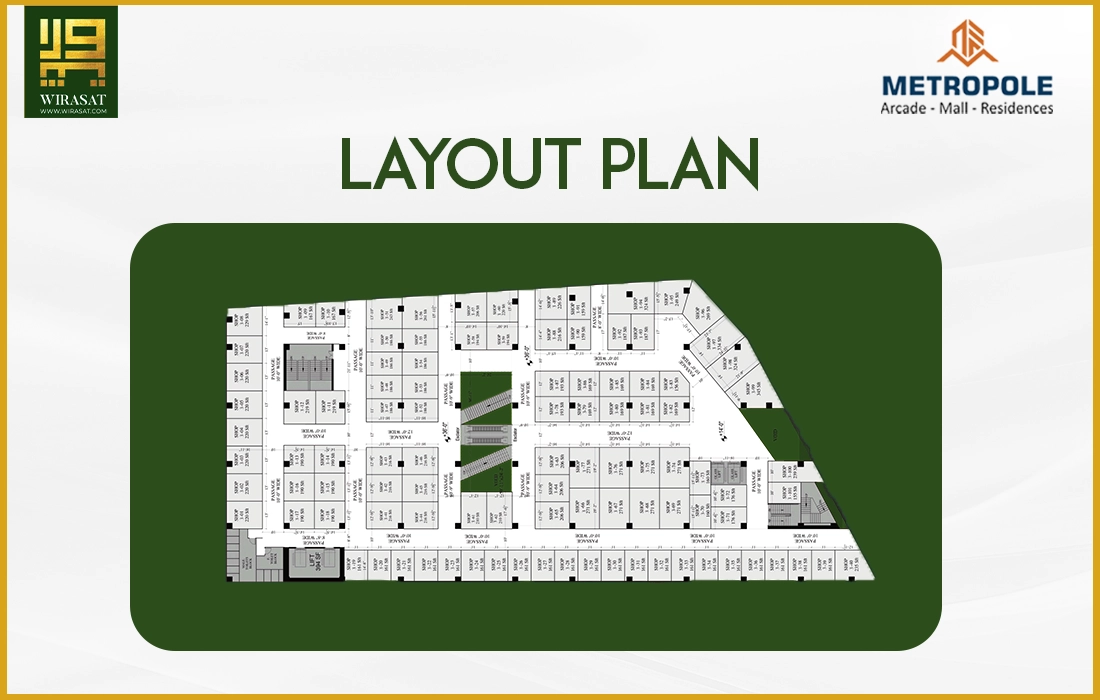layout Plan Metropole Arcade Rawalpindi 5