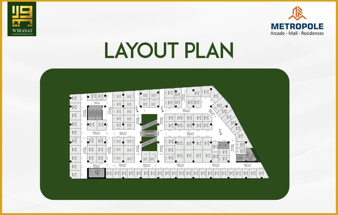 layout Plan Metropole Arcade Rawalpindi 6