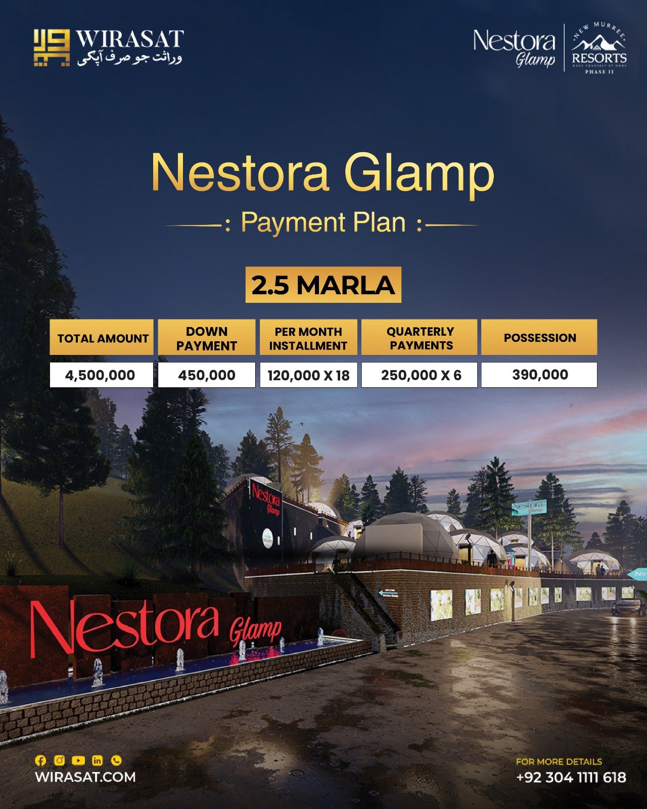 Nestora Glamps Payment Plan