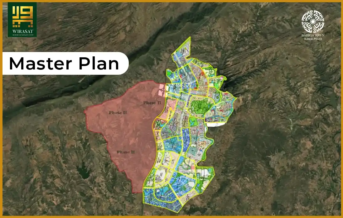 master plan of Bahria Town Rawalpindi