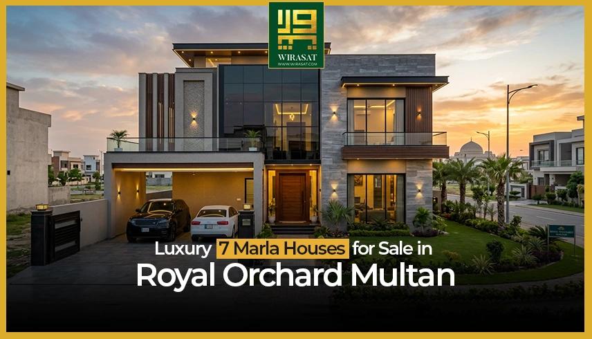 Luxury 7 Marla Houses for Sale in Royal Orchard Multan