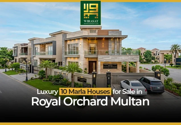 Luxury 10 Marla Houses for Sale in Royal Orchard Multan