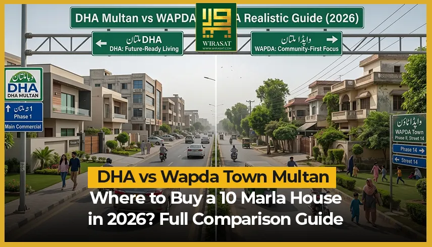 DHA vs Wapda Town Multan – Where to Buy a 10 Marla House in 2026? Full Comparison Guide