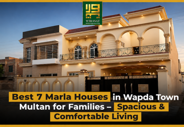 Best 7 Marla Houses in Wapda Town Multan for Families – Spacious & Comfortable Living