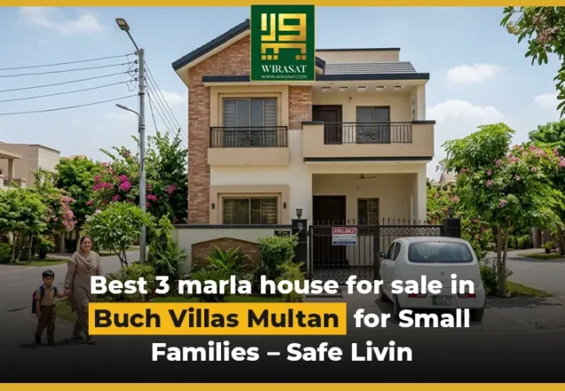 Best 3 marla house for sale in Buch Villas Multan for Small Families – Safe Living