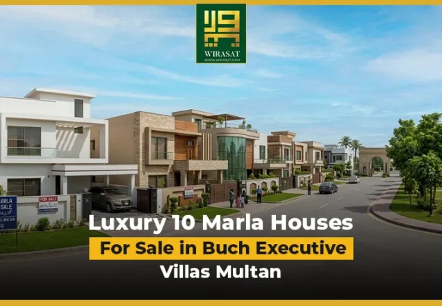 Luxury 10 Marla Houses For Sale in Buch Executive Villas Multan