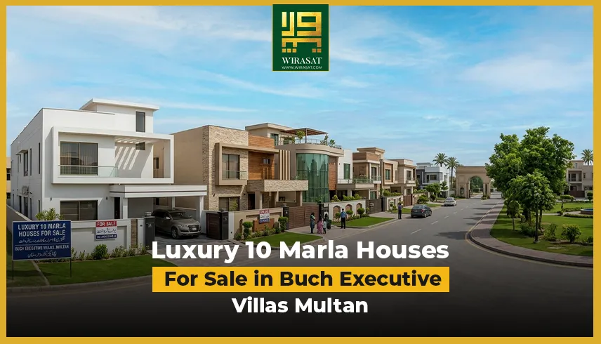 Luxury 10 Marla Houses For Sale in Buch Executive Villas Multan