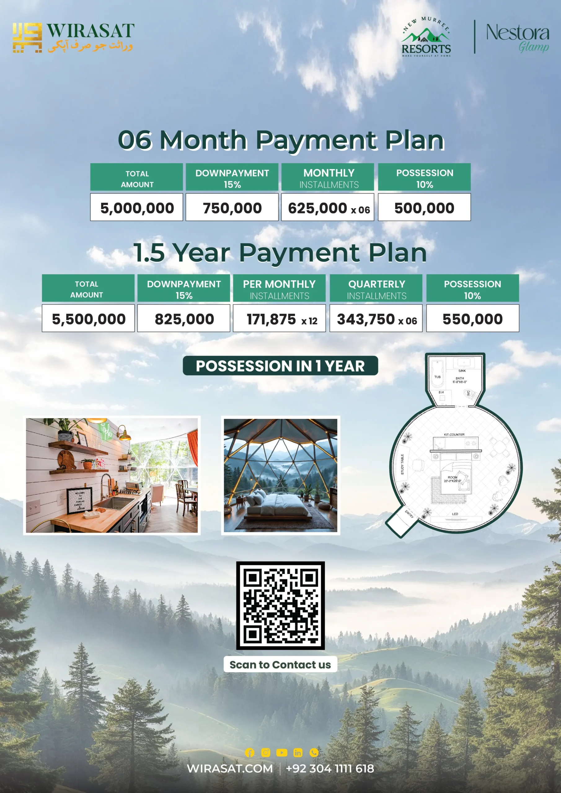 Iceland Nestora Glamps Payment Plan
