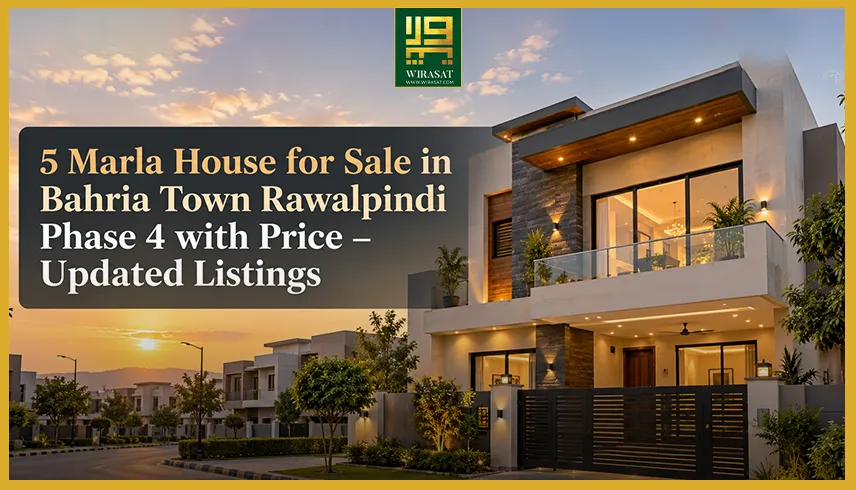 5 Marla House for Sale in Bahria Town Rawalpindi Phase 4 with Price – Updated Listings