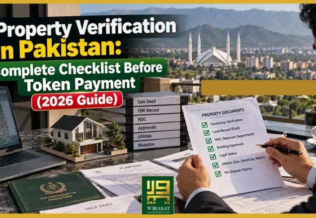 Property Verification in Pakistan: Complete Checklist Before Token Payment (2026 Guide)