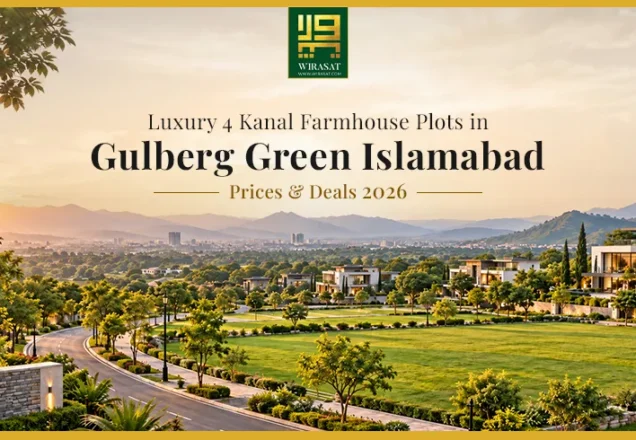 Luxury 4 Kanal Farmhouse Plots in Gulberg Green Islamabad – Prices & Deals 2026